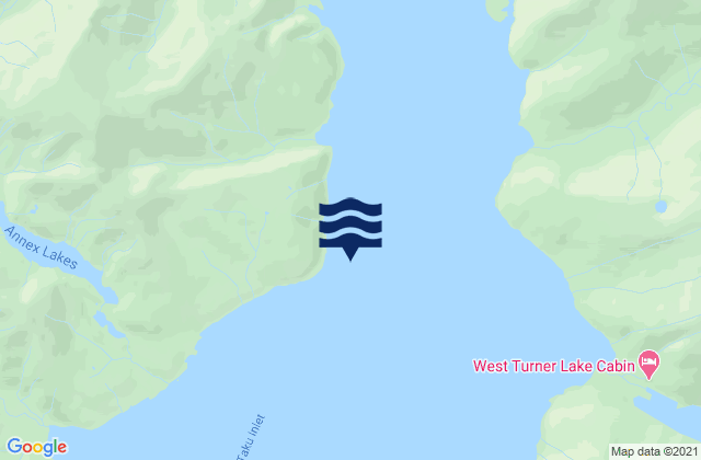 Mapa da tábua de marés em 0.2 mile off Flat Point, United States
