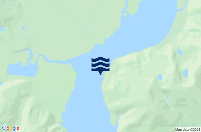 Mapa da tábua de marés em 0.2 mile off Taku Point, United States