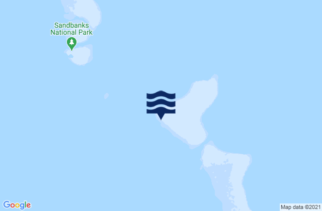 Mapa da tábua de marés em 1st 3 Mile Opening, Australia