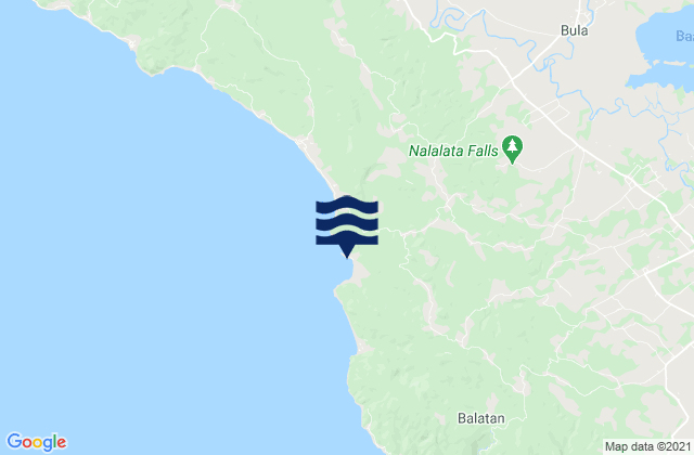 Mapa da tábua de marés em Agupit, Philippines