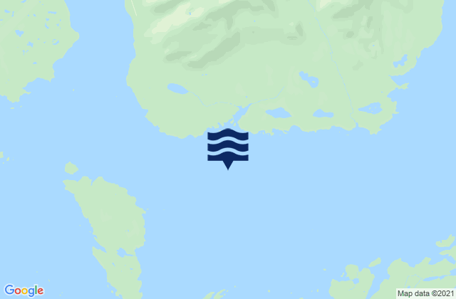 Mapa da tábua de marés em Ajax Reef, United States