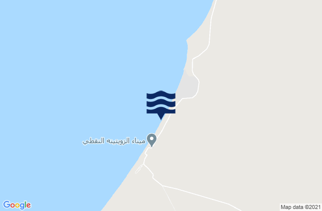 Mapa da tábua de marés em Ajdabiya, Libya