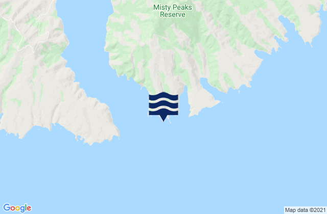 Mapa da tábua de marés em Akaroa Head Lighthouse (historical), New Zealand