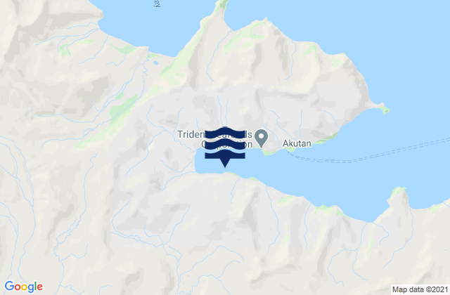 Mapa da tábua de marés em Akutan Harbor (Akutan Island), United States