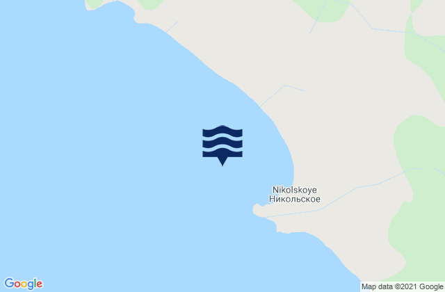 Mapa da tábua de marés em Aleutskiy Rayon, Russia