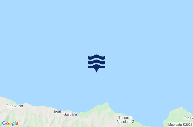 Mapa da tábua de marés em Alotau (Milne Bay), Papua New Guinea