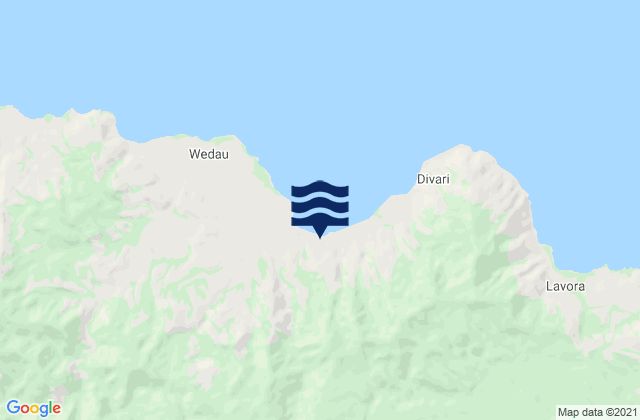 Mapa da tábua de marés em Alotau, Papua New Guinea