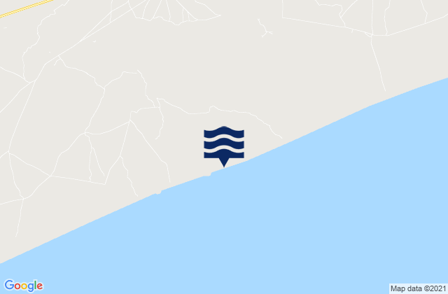 Mapa da tábua de marés em Ambovombe, Madagascar