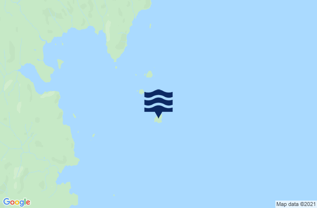 Mapa da tábua de marés em Amelius Island, United States