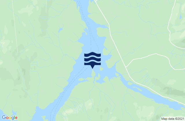 Mapa da tábua de marés em Anchor Point, United States