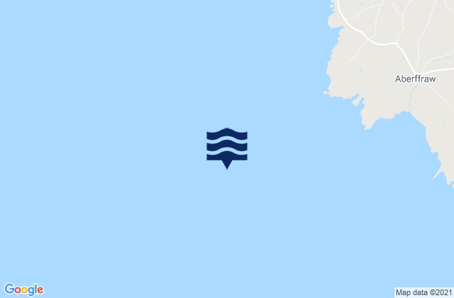 Mapa da tábua de marés em Anglesey (Ynys Mon), United Kingdom