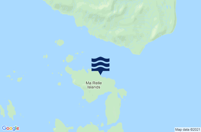 Mapa da tábua de marés em Anguilla Island, United States