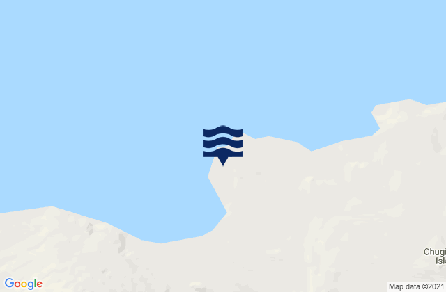Mapa da tábua de marés em Applegate Cove Chuginadak Island, United States