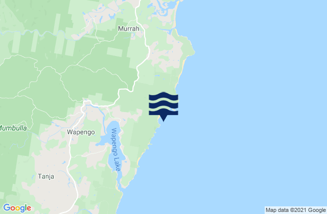 Mapa da tábua de marés em Aragunnu Beach, Australia