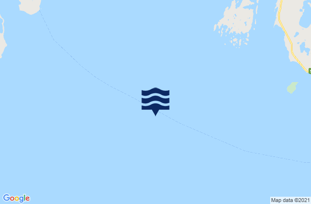 Mapa da tábua de marés em Archipel de Blanc-Sablon, Canada