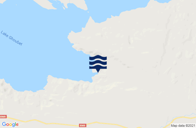 Mapa da tábua de marés em Arta Region, Djibouti
