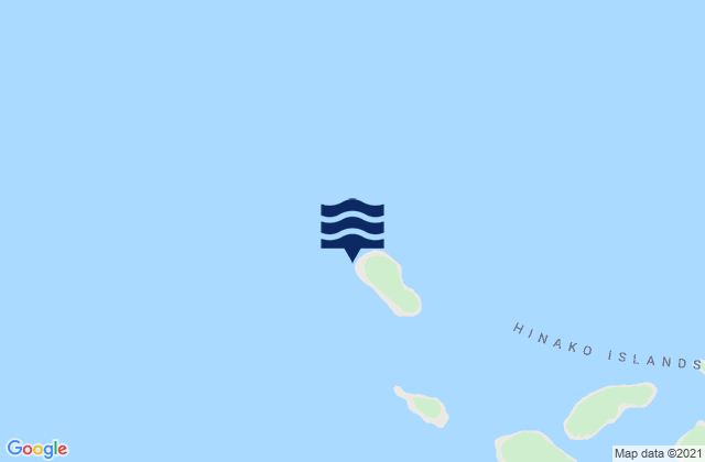 Mapa da tábua de marés em Asu, Indonesia