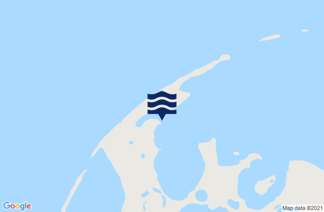 Mapa da tábua de marés em Atkinson Point, United States