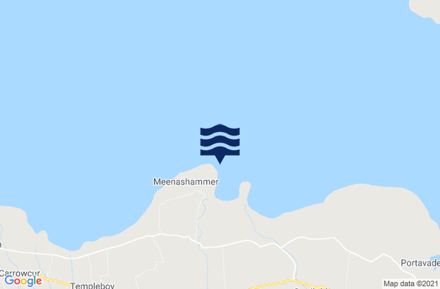 Mapa da tábua de marés em Aughris Head, Ireland