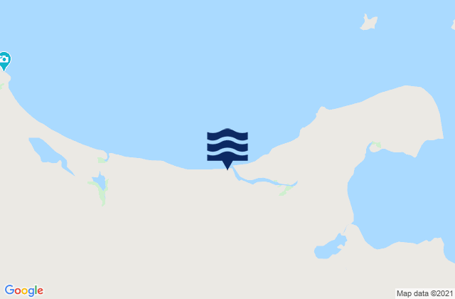 Mapa da tábua de marés em Aurari Bay, Australia