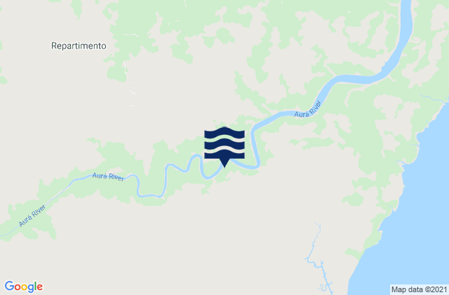 Mapa da tábua de marés em Bacurituba, Brazil