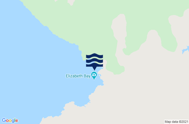 Mapa da tábua de marés em Bahia Isabela Isla Isabela, Ecuador
