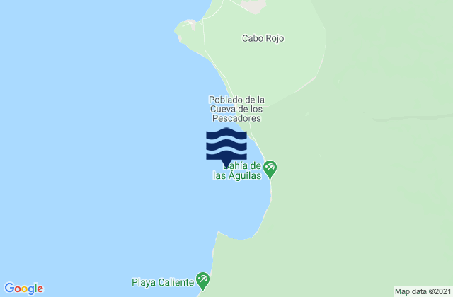 Mapa da tábua de marés em Bahia de las Aguilas, Dominican Republic