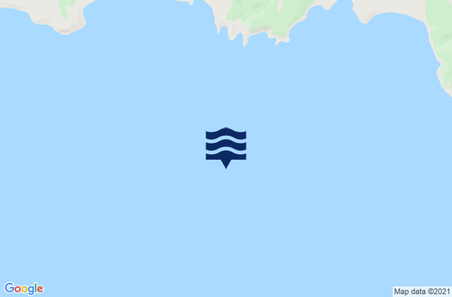 Mapa da tábua de marés em Bahía Aguirre, Argentina