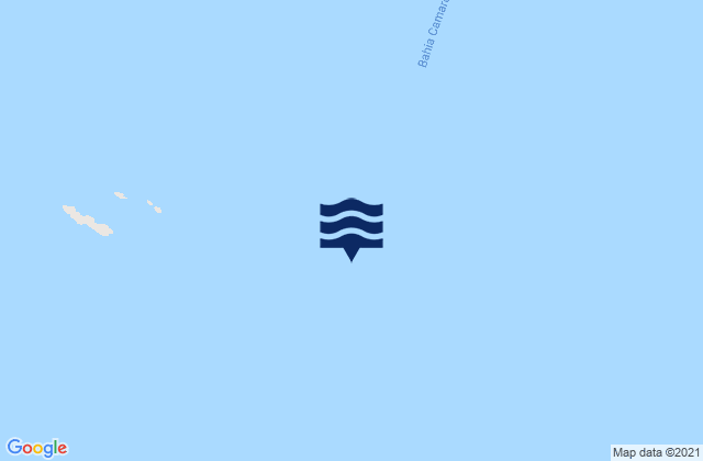 Mapa da tábua de marés em Bahía Camarones, Argentina
