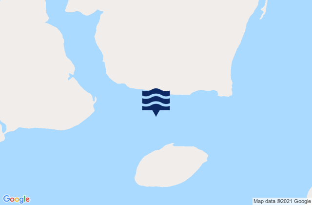 Mapa da tábua de marés em Baillie Island, United States