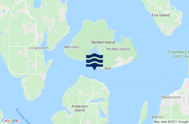Mapa da tábua de marés em Balch Passage NE of Eagle Island, United States