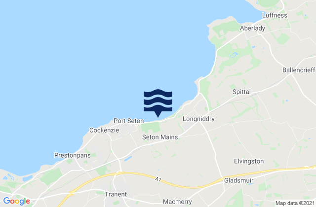 Mapa da tábua de marés em Balnakiel Bay, United Kingdom