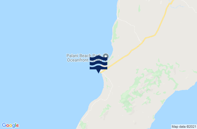 Mapa da tábua de marés em Balud, Philippines
