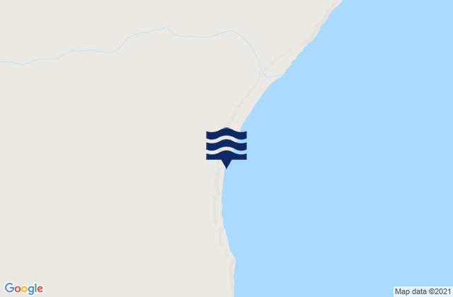 Mapa da tábua de marés em Bandarbeyla, Somalia