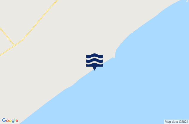 Mapa da tábua de marés em Baraawe, Somalia