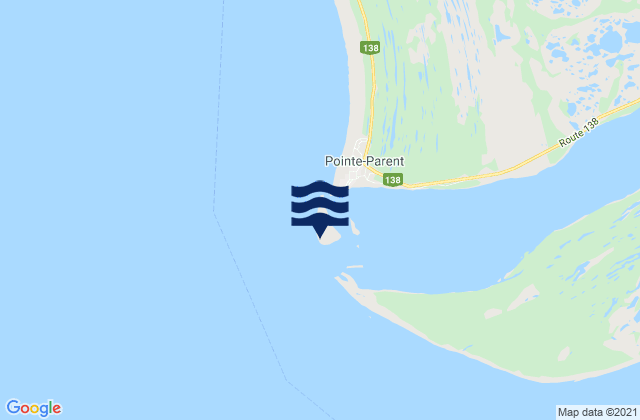 Mapa da tábua de marés em Barre Natashquan, Canada