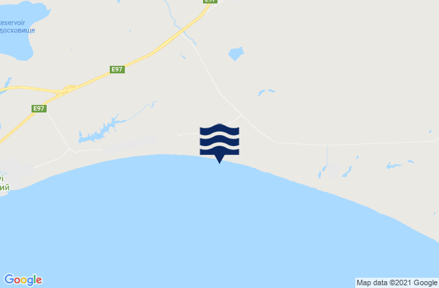 Mapa da tábua de marés em Batal’noye, Ukraine