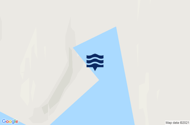 Mapa da tábua de marés em Bay of Woe, Canada