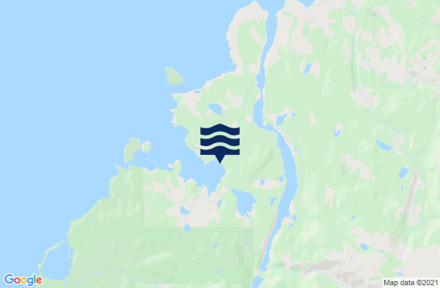 Mapa da tábua de marés em Bear Cove (Kachemak Bay), United States
