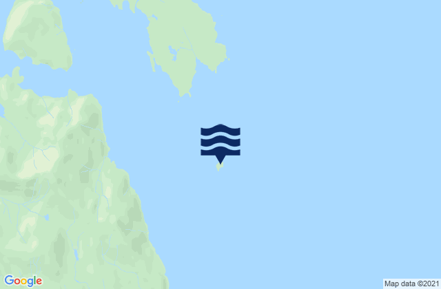 Mapa da tábua de marés em Beauclerc Island, United States