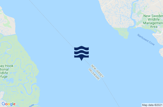 Mapa da tábua de marés em Ben Davis Point 3.2 n.mi. SW of, United States