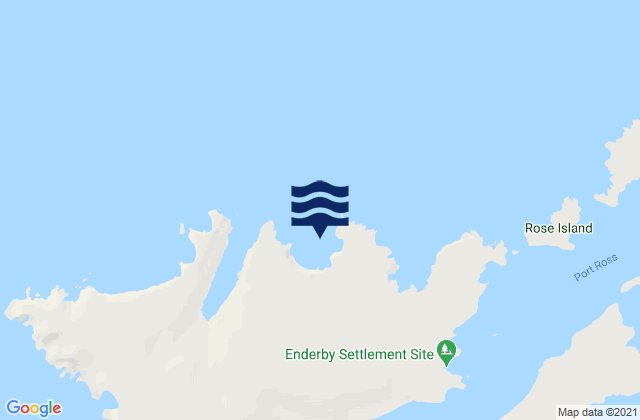 Mapa da tábua de marés em Black Head, New Zealand