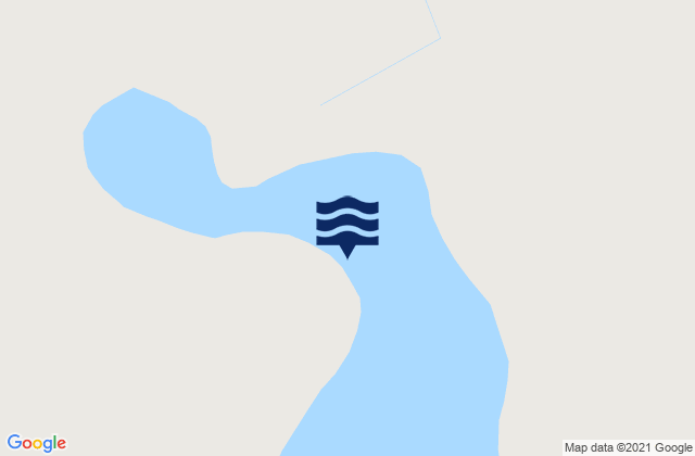 Mapa da tábua de marés em Blagopoluchiya Bay, Russia