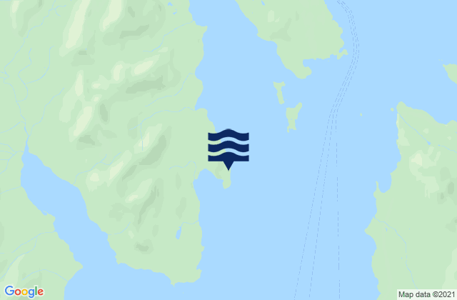 Mapa da tábua de marés em Blank Point, United States