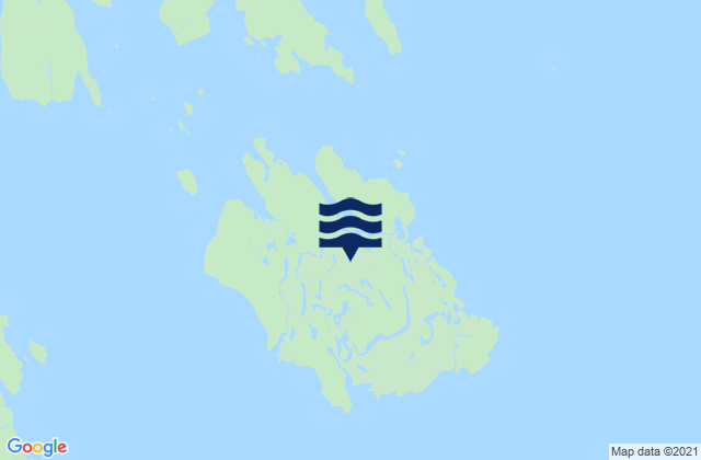 Mapa da tábua de marés em Blashke Island, United States