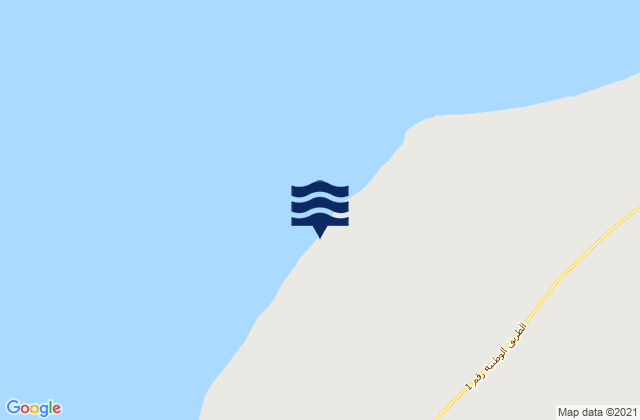 Mapa da tábua de marés em Boujdour, Morocco