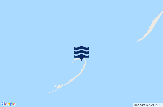 Mapa da tábua de marés em Breton Islands, United States