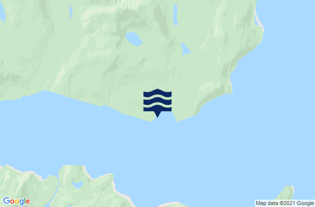 Mapa da tábua de marés em Brownell Point, Canada