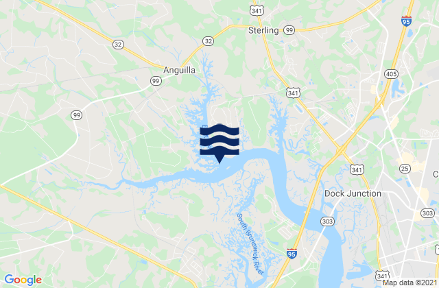 Mapa da tábua de marés em Buffalo River Entrance, United States