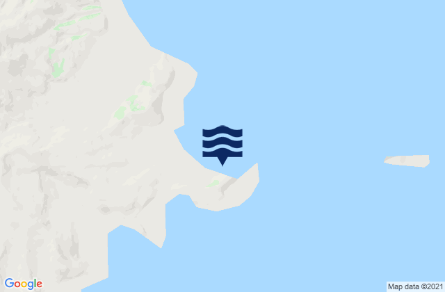 Mapa da tábua de marés em Bugle Point (Great Sitkin Island), United States